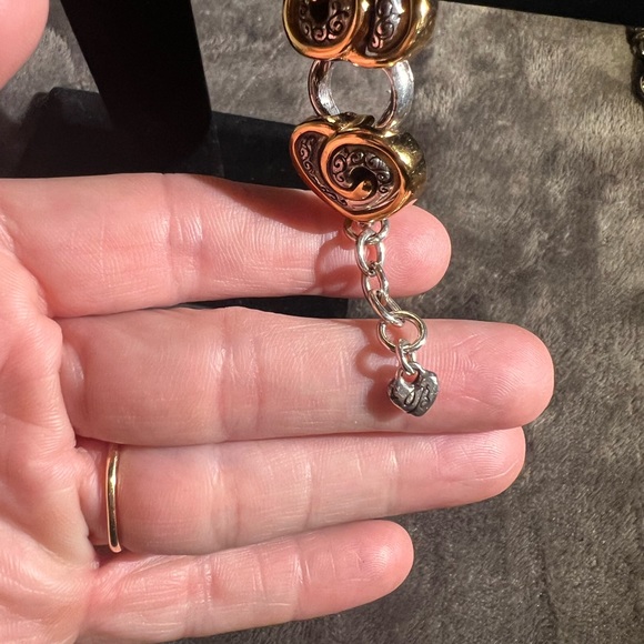 Brighton Penelope Heart Bracelet, gold/silver - Picture 3 of 5